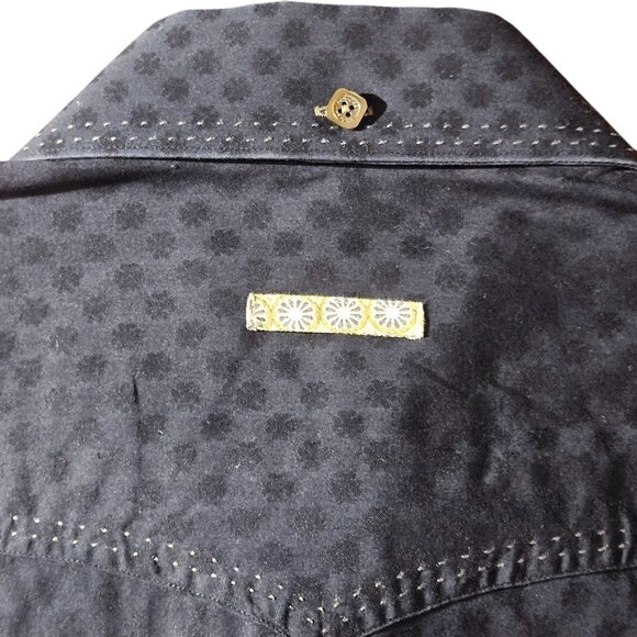 Bogosse Men’s Button Down Shirt Navy 6 Quiet Luxury Dark Academia Minimalist - Picture 9 of 13